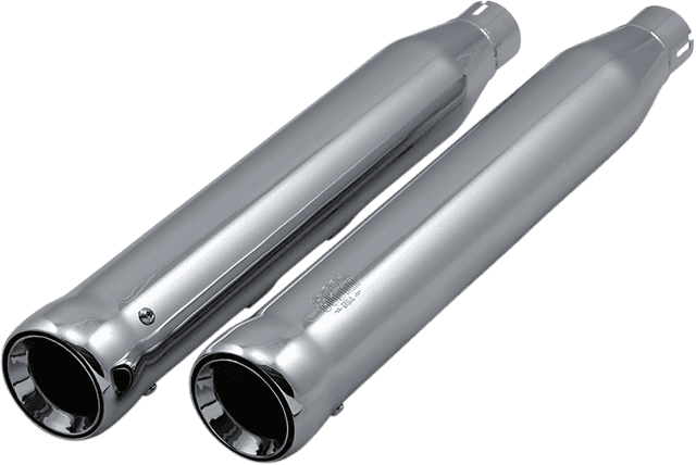 COBRA 1801-1390 Neighbor Hater Slip-On Mufflers - 3" - Chrome - FLSTN