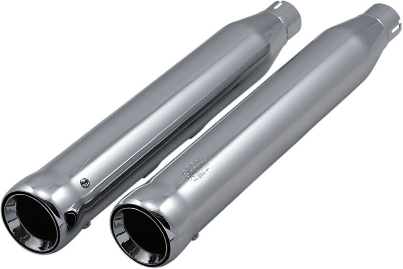 COBRA 1801-1390 Neighbor Hater Slip-On Mufflers - 3" - Chrome - FLSTN