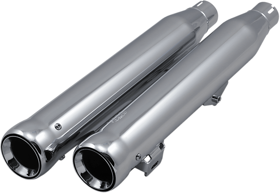 COBRA 1801-1398 Neighbor Hater Slip-On Mufflers - 3" - Chrome - FXDF/FXDWG