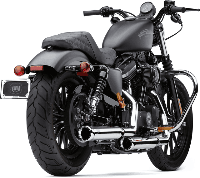 COBRA 1801-1402 Neighbor Hater Slip-On Mufflers - 3" - XL - Chrome — image 2 of 2