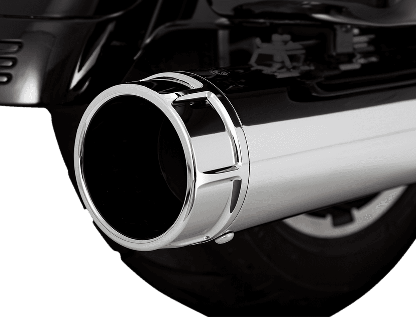 VANCE & HINES 1801-1456 4-1/2" Torquer Slip-On Mufflers - Chrome — image 2 of 8