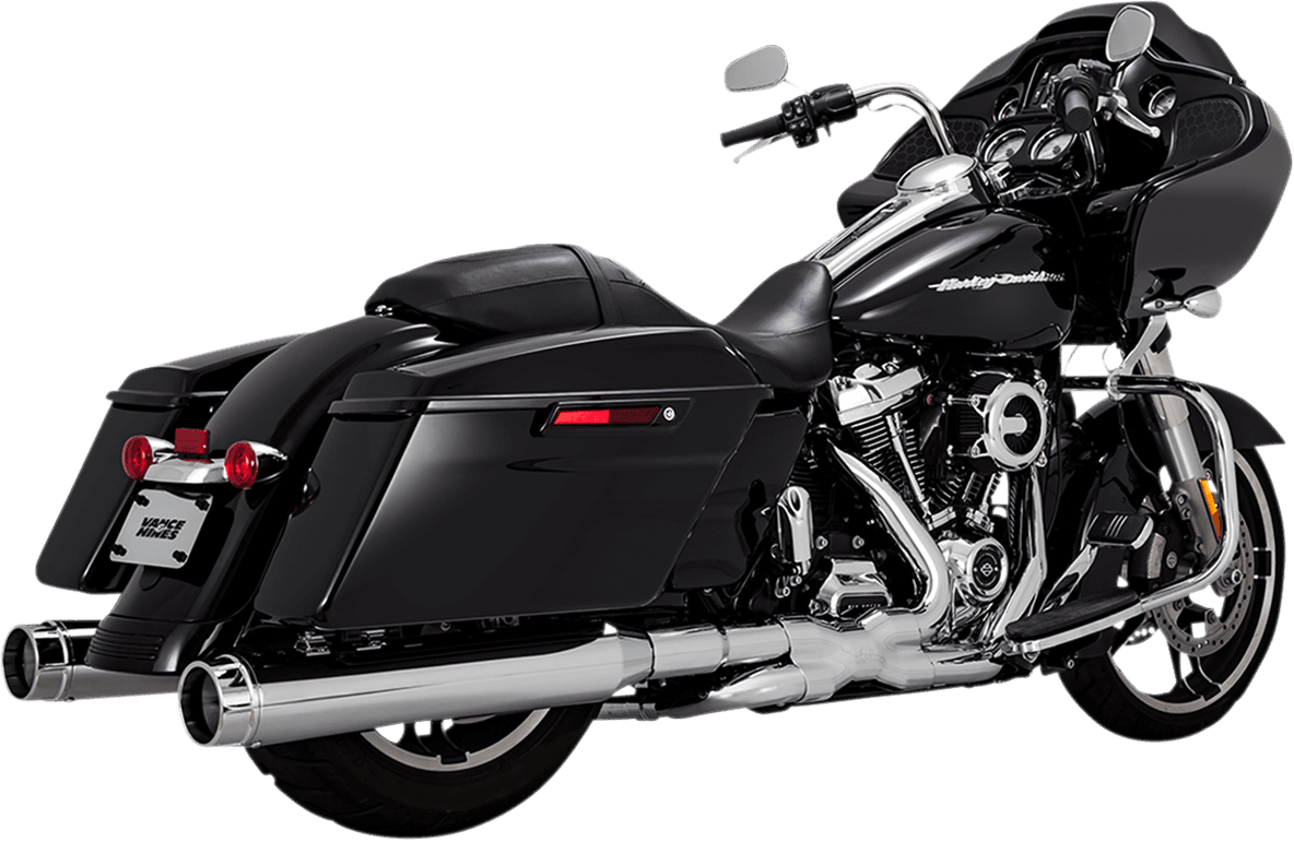 VANCE & HINES 1801-1456 4-1/2" Torquer Slip-On Mufflers - Chrome