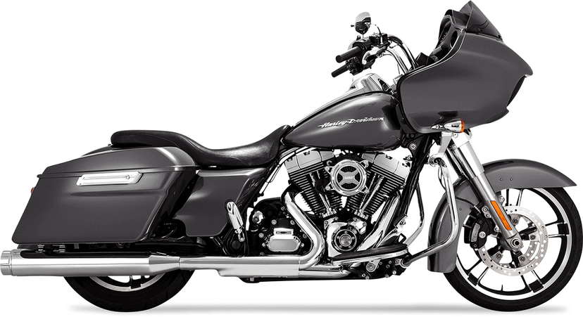 VANCE & HINES 1801-1458 4-1/2" Torquer Mufflers for '95-'16 FL - Chrome — image 4 of 4