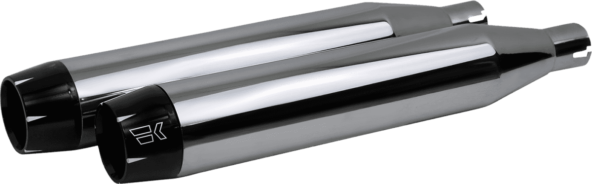 KHROME WERKS 1801-1470 3-1/2" Slip-On Mufflers - Chrome