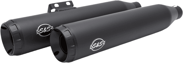 S&S CYCLE 1801-1476 Grand National Slip-On Mufflers - 50-State - Guardian Black - M8 Softail — image 2 of 2