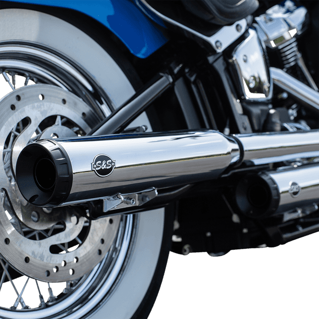 S&S CYCLE 1801-1479 Grand National Slip-On Mufflers - 50-State - Chrome - FLHC/FLDE — image 2 of 2