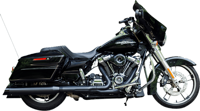 S&S CYCLE 1801-1493 4-1/2" Black MK45 Cutlass Performance Mufflers — image 1 of 5