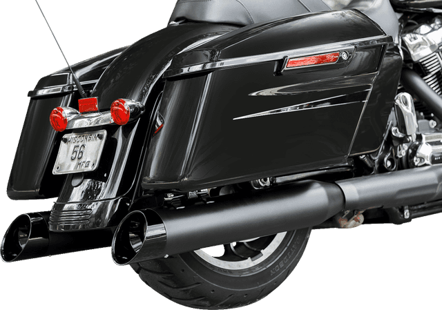 S&S CYCLE 1801-1493 4-1/2" Black MK45 Cutlass Performance Mufflers — image 2 of 5