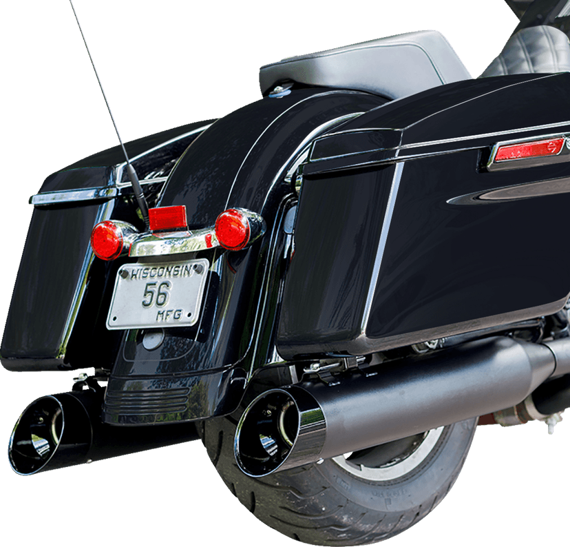 S&S CYCLE 1801-1495 4-1/2" Black MK45 Cutlass Performance Mufflers — image 2 of 2