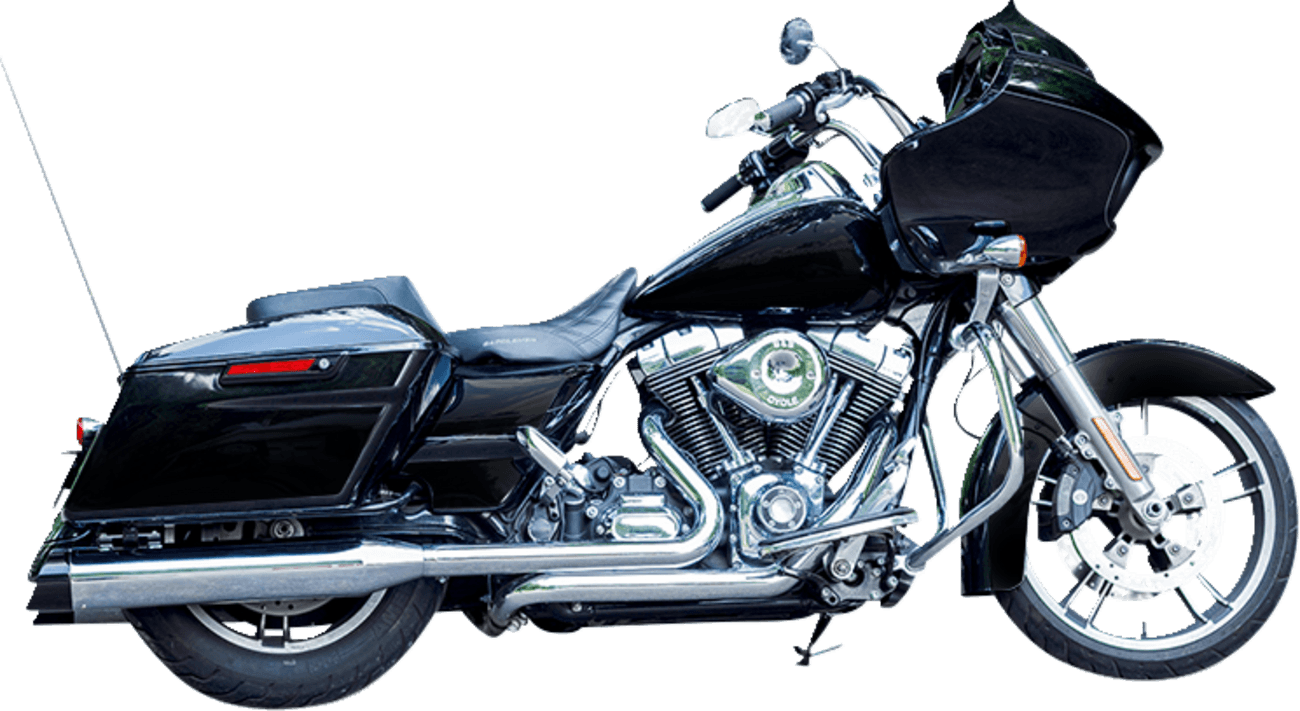 S&S CYCLE 1801-1496 4-1/2" Chrome MK45 Cutlass Performance Mufflers