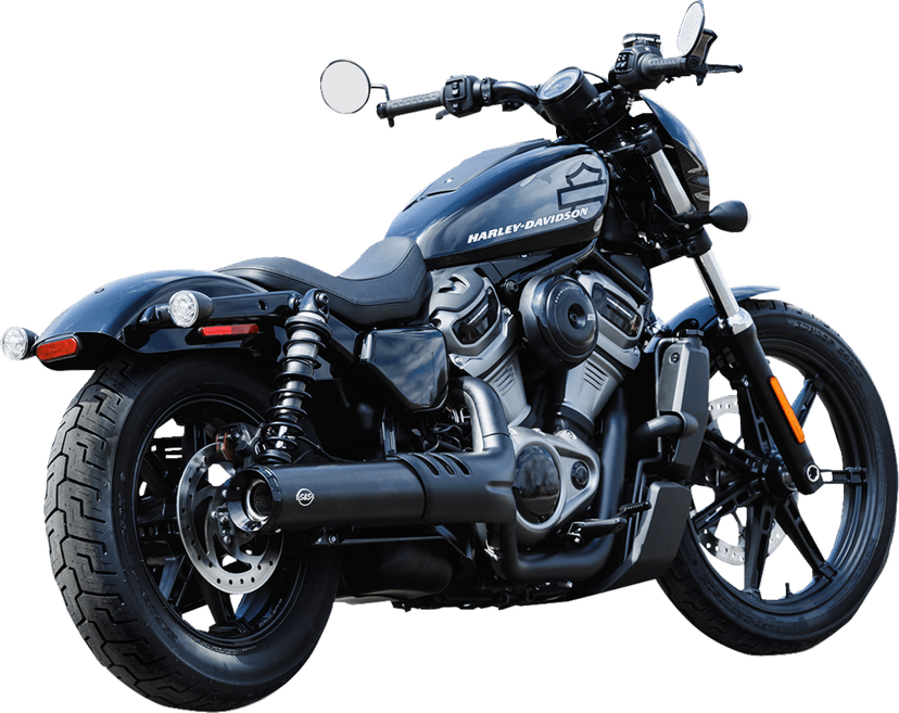S&S CYCLE 1801-1502 4-1/2" Grand National Slip-On Muffler - Black - RH975 Nightster — image 2 of 7