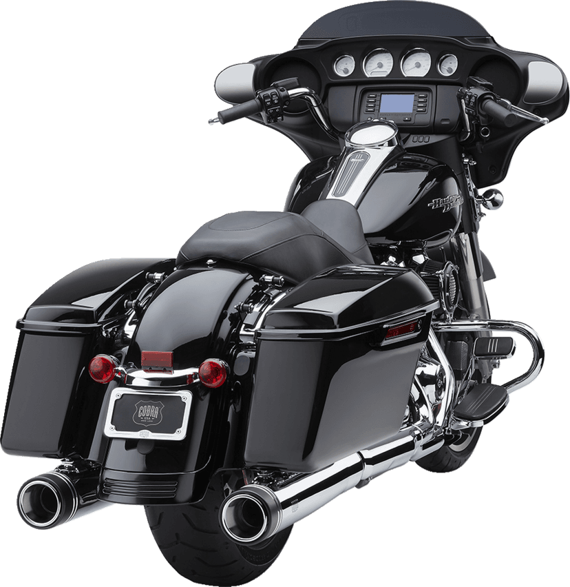COBRA 1801-1511 4-1/2" Neighbor Haters® Series Mufflers - Chrome — image 2 of 4