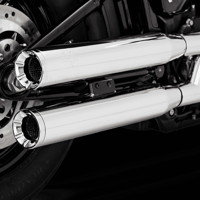 VANCE & HINES 1801-1513 Eliminator 300 Slip-On Mufflers - Chrome — image 4 of 5