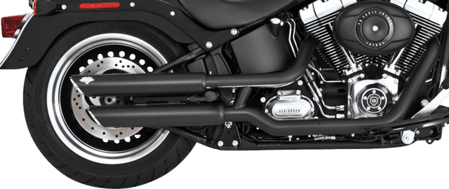 VANCE & HINES 1801-1529 3" Twin Slash Slip-On Mufflers - Black — image 3 of 3