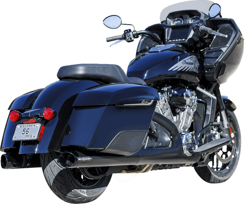 S&S CYCLE 1801-1764 4" Broadhead Slip-On Mufflers - Slash Cut - Black — image 6 of 16