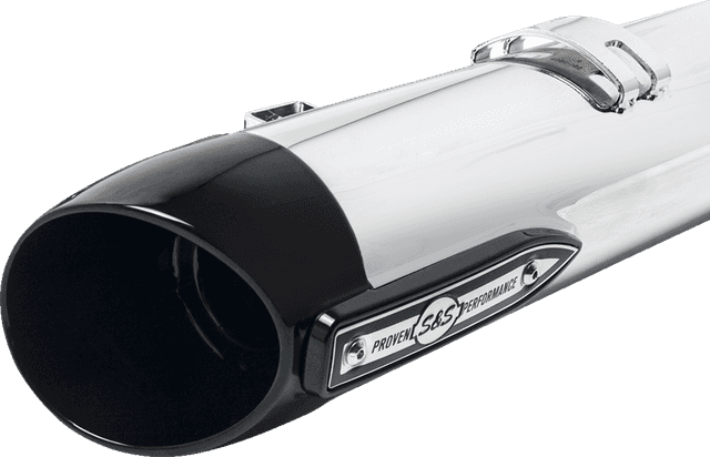 S&S CYCLE 1801-1765 4" Broadhead Slip-On Mufflers - Slash Cut - Chrome — image 17 of 18