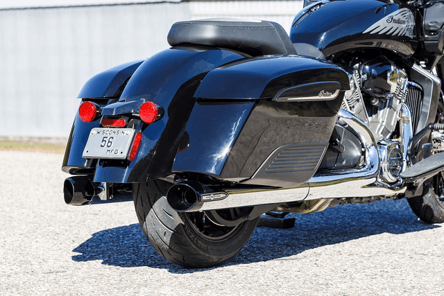 S&S CYCLE 1801-1765 4" Broadhead Slip-On Mufflers - Slash Cut - Chrome — image 9 of 18
