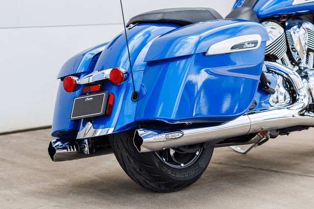 S&S CYCLE 1801-1766 4" Broadhead Slip-On Mufflers - Fishtail - Chrome — image 9 of 18