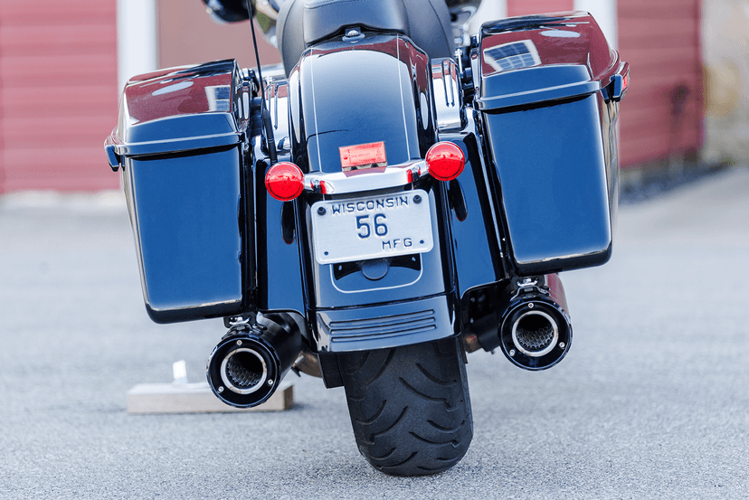 S&S CYCLE 1801-1767 4-1/2" GNX Slip-On Mufflers - Guardian Black — image 3 of 7