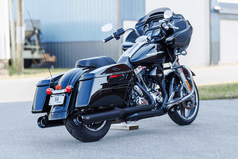S&S CYCLE 1801-1767 4-1/2" GNX Slip-On Mufflers - Guardian Black — image 2 of 7