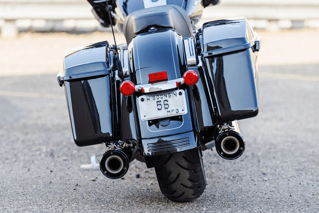 S&S CYCLE 1801-1768 4-1/2" GNX Slip-On Mufflers - Chrome — image 6 of 7