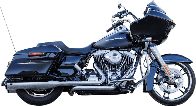 S&S CYCLE 1801-1768 4-1/2" GNX Slip-On Mufflers - Chrome — image 1 of 7