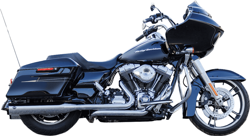 S&S CYCLE 1801-1768 4-1/2" GNX Slip-On Mufflers - Chrome — image 1 of 7