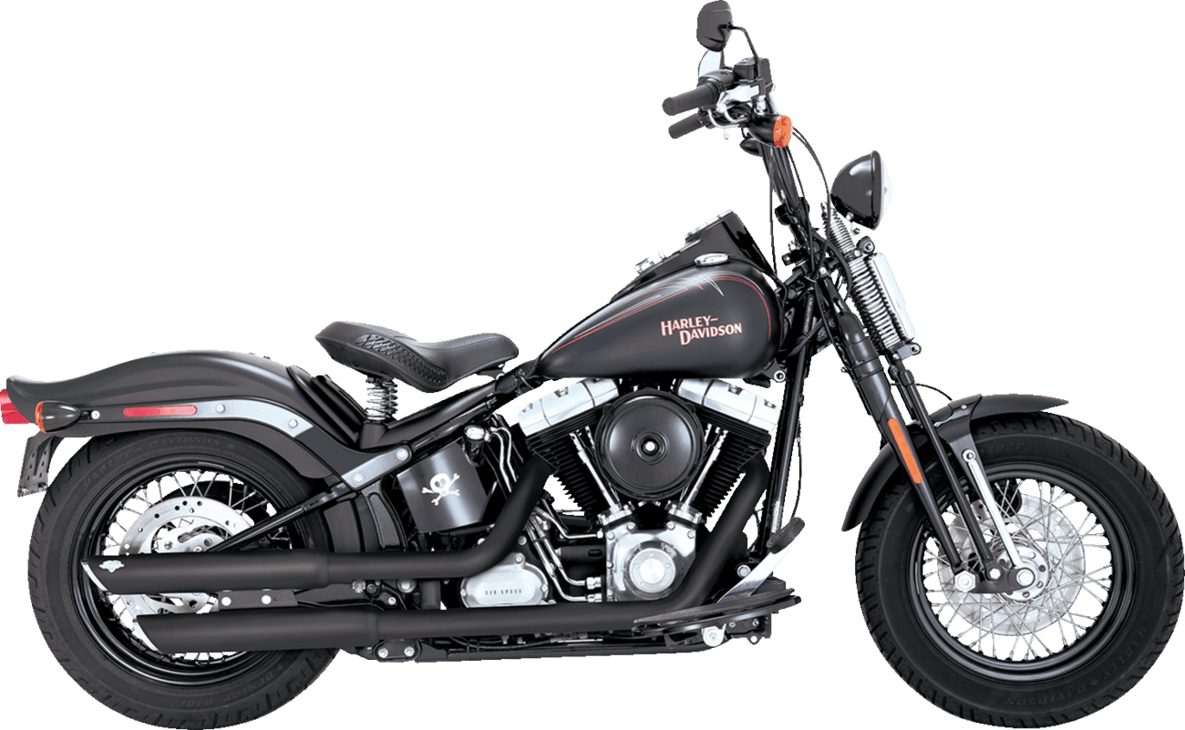 VANCE & HINES 1801-1781 3" Twin Slash Slip-On Mufflers - Black
