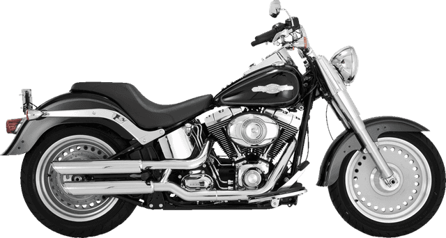 VANCE & HINES 1801-1782 Twin Slash 3" Slip-On Mufflers - Chrome — image 2 of 2