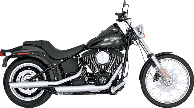VANCE & HINES 1801-1784 3" Twin Slash Slip-On Muffler - Chrome — image 2 of 2