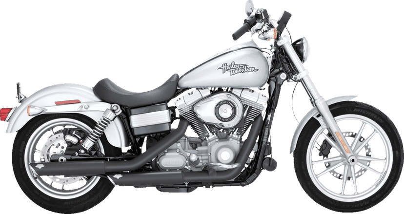 VANCE & HINES 1801-1787 3" Twin Slash Slip-On Muffler - Black — image 2 of 2