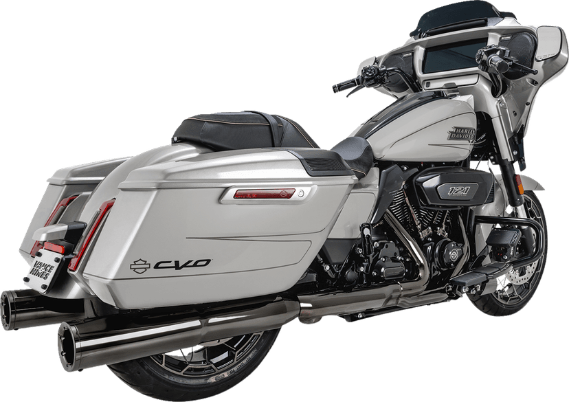 VANCE & HINES 1801-1801 Hi-Output Slip-On Mufflers - Dark Chrome - 4-1/2" — image 5 of 5