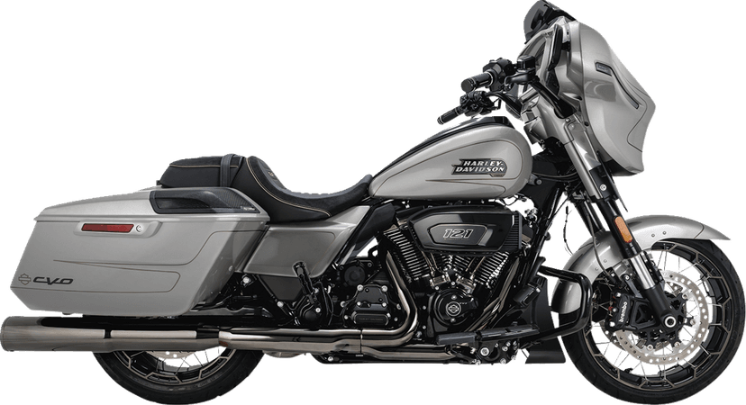 VANCE & HINES 1801-1801 Hi-Output Slip-On Mufflers - Dark Chrome - 4-1/2" — image 1 of 5