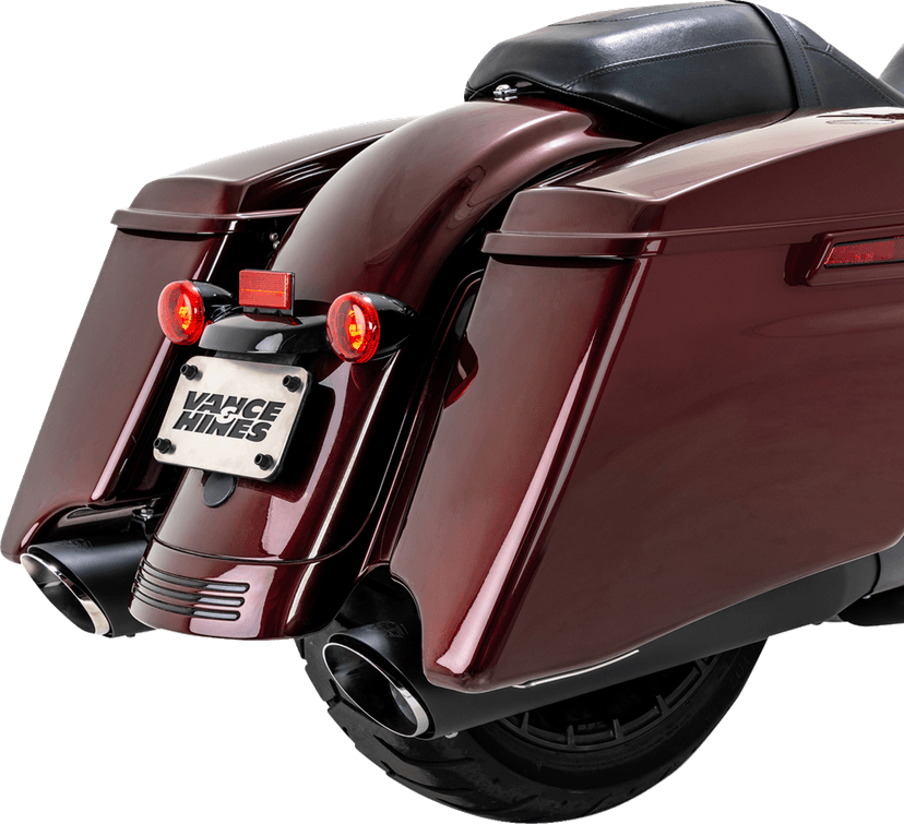 VANCE & HINES 1801-1803 Twin Slash Slip-On Muffler - Black - FL — image 4 of 4