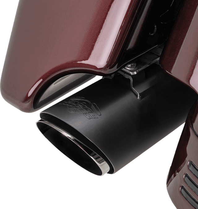 VANCE & HINES 1801-1803 Twin Slash Slip-On Muffler - Black - FL — image 3 of 4