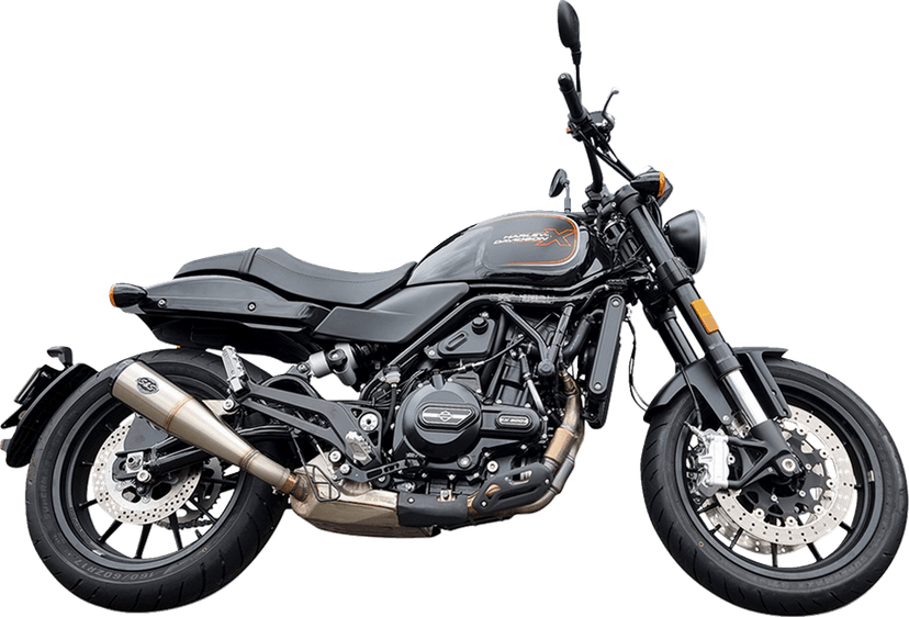 S&S CYCLE 1801-1809 Grand National Slip-On Muffler - Brushed Stainless Steel - X™500 — image 1 of 4