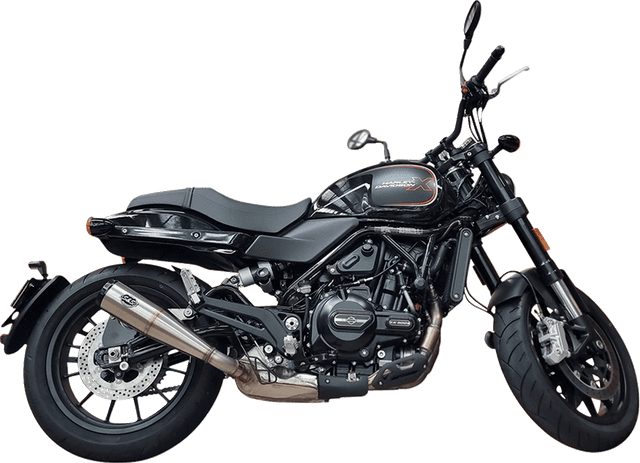 S&S CYCLE 1801-1809 Grand National Slip-On Muffler - Brushed Stainless Steel - X™500 — image 3 of 4
