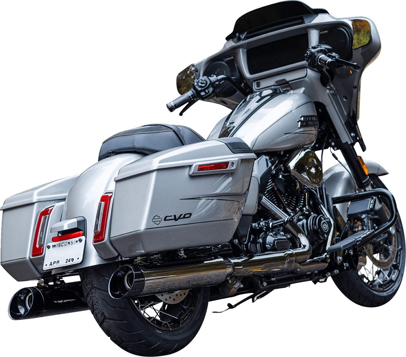 S&S CYCLE 1801-1810 4-1/2" MK45 Performance Slip-On Mufflers - Lava Chrome - 50-State
