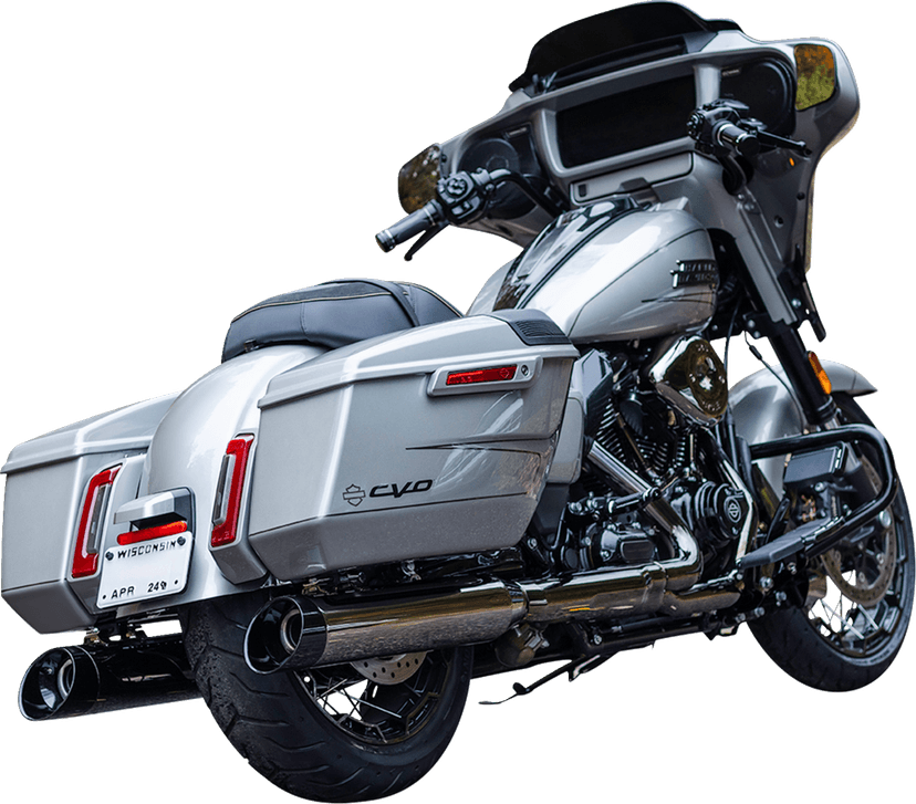 S&S CYCLE 1801-1810 4-1/2" MK45 Performance Slip-On Mufflers - Lava Chrome - 50-State — image 1 of 4