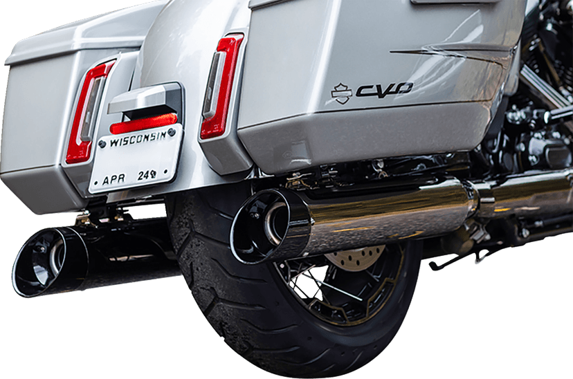 S&S CYCLE 1801-1810 4-1/2" MK45 Performance Slip-On Mufflers - Lava Chrome - 50-State — image 2 of 4