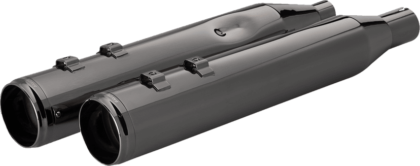KHROME WERKS 1801-1827 4-1/2" HP-Plus® Slip-On Mufflers with Race Tip - Eclipse® - M8