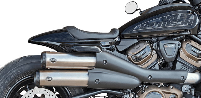 S&S CYCLE 1801-1836 4" Grand National Slip-On Mufflers - Stainless Steel - Sportster S — image 2 of 2