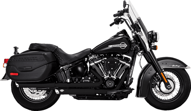 VANCE & HINES 1801-1837 Twin Slash Slip-On Mufflers - PCX™ - Black — image 2 of 2