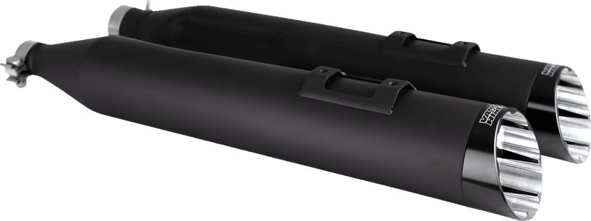 VANCE & HINES 1801-1843 Razorback 450 Slip-On Mufflers - Black - M8 Bagger — image 6 of 7