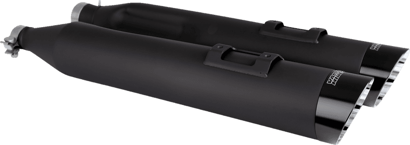 VANCE & HINES 1801-1843 Razorback 450 Slip-On Mufflers - Black - M8 Bagger — image 7 of 7