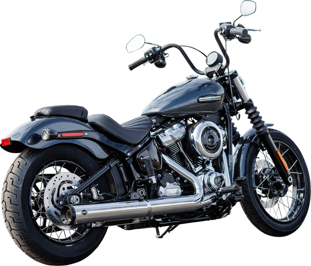 S&S CYCLE 1801-1846 Grand National Slip-On Muffler - 50 State - 4" Chrome - M8 Softail — image 3 of 5