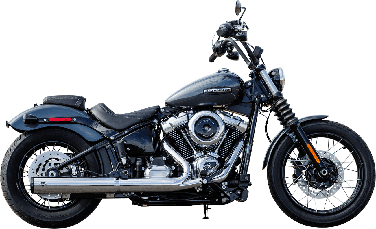 S&S CYCLE 1801-1846 Grand National Slip-On Muffler - 50 State - 4" Chrome - M8 Softail