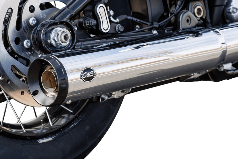 S&S CYCLE 1801-1846 Grand National Slip-On Muffler - 50 State - 4" Chrome - M8 Softail — image 5 of 5