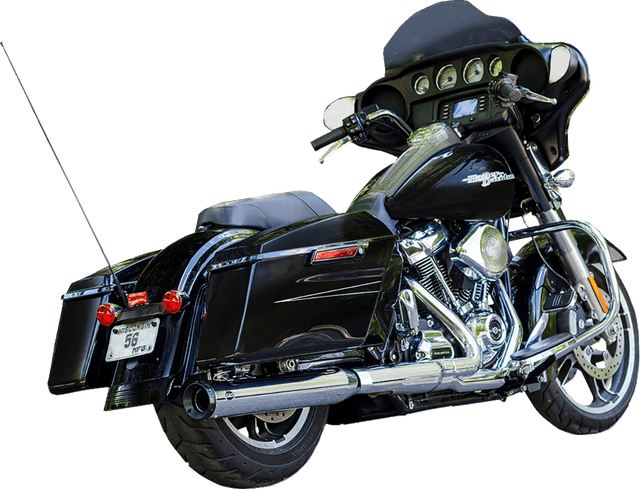 S&S CYCLE 1801-1848 2-into-1 Swindler Exhaust Conversion Kit - 4" - Chrome - M8 Touring — image 1 of 2