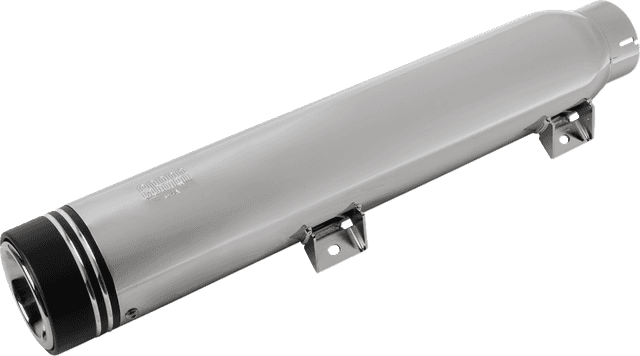 COBRA 1801-1921 Neighbor Haters Slip-On Muffler - Long - Dual Grove Tip - Chrome